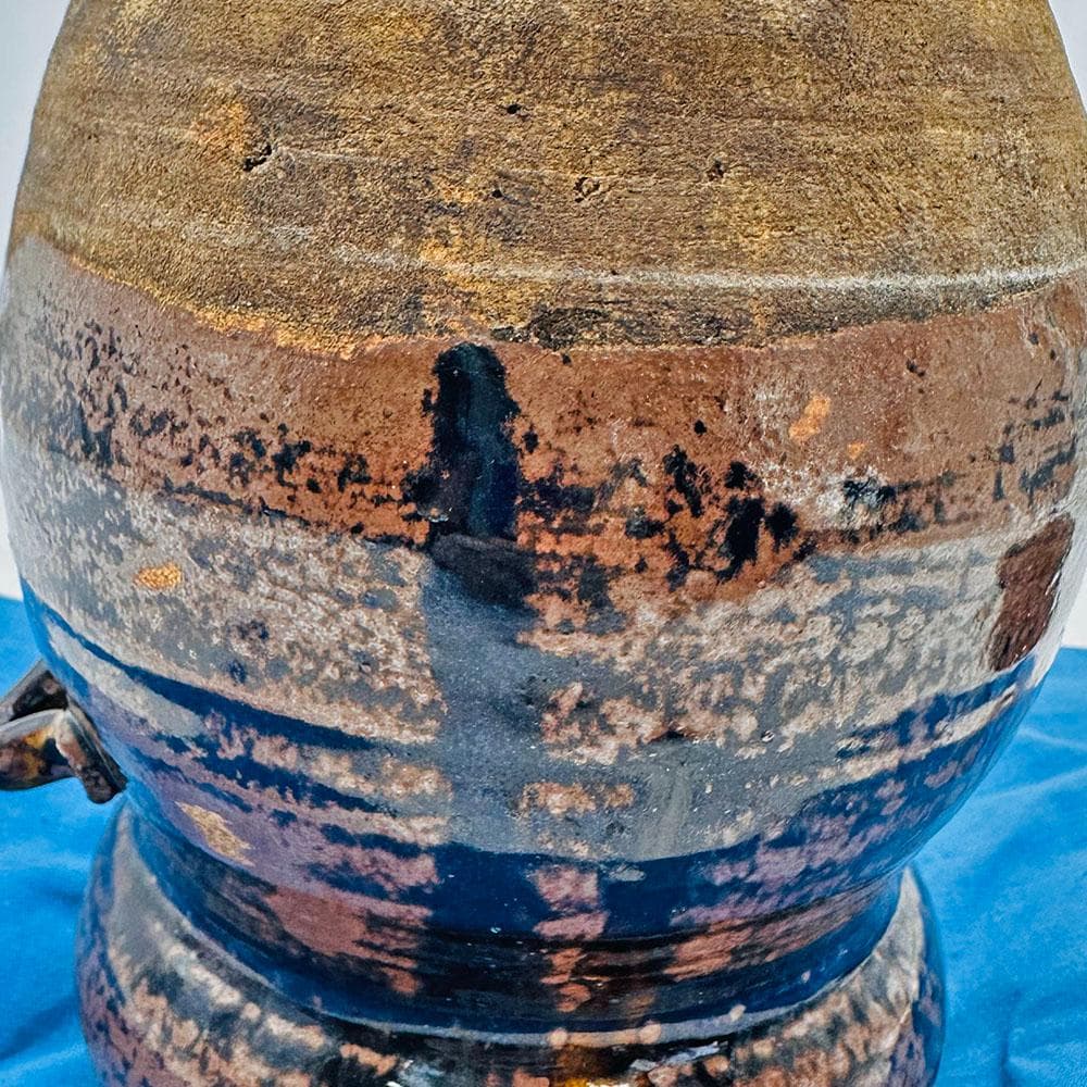 T　美品　 古瀬戸　ひよう型　水指　茶道具　茶器