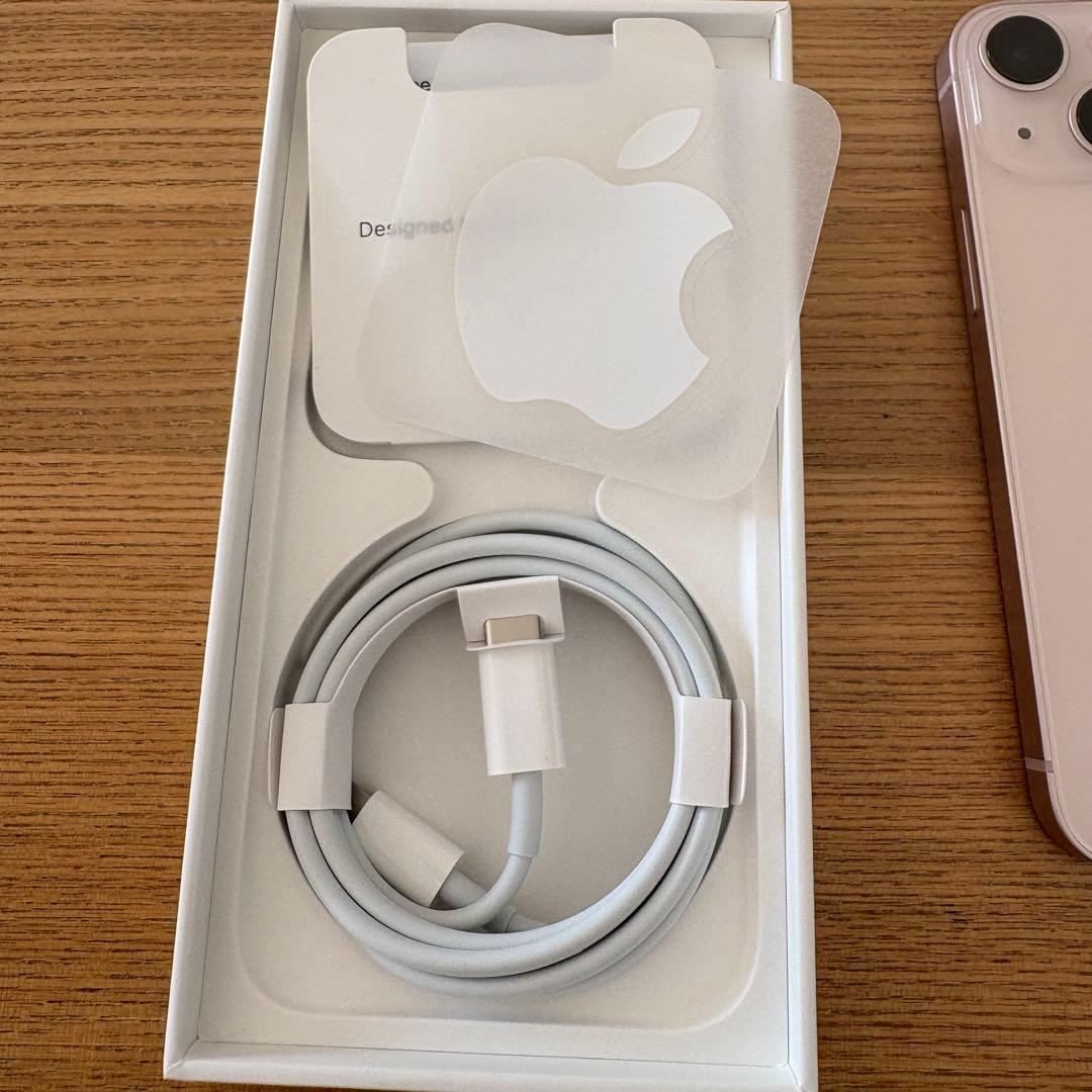 Apple iPhone 13 mini ピンク 本体 箱 ケーブル付き