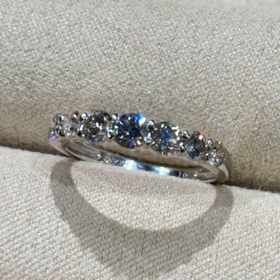 PT900ハーフエタニティリング 12号