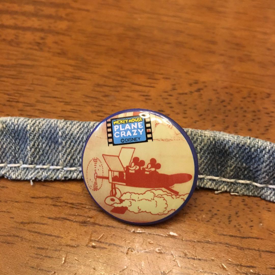 ブレスレット ミッキー レア 新品 缶バッジ付き