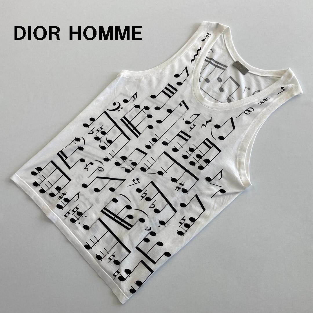 Dior Homme ディオールオム 音符タンクトップ エディ期