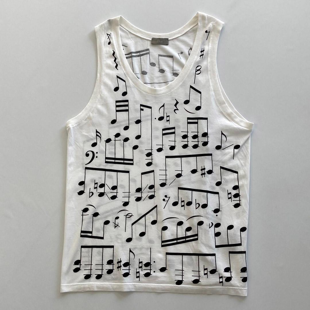 Dior Homme ディオールオム 音符タンクトップ エディ期