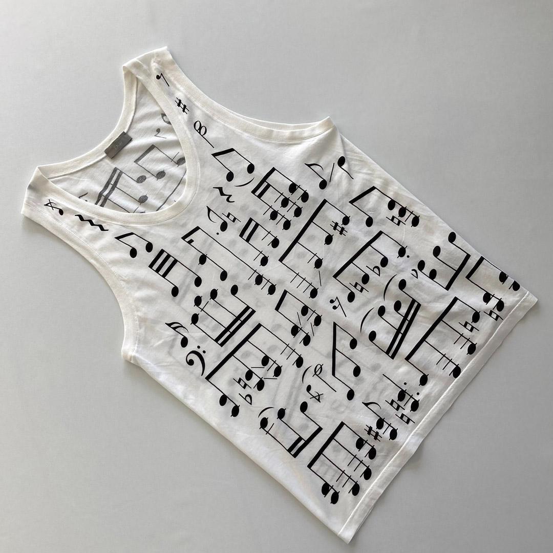 Dior Homme ディオールオム 音符タンクトップ エディ期