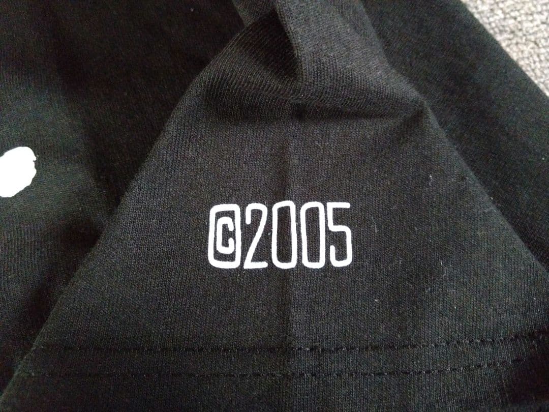 未使用★STUSSY Tシャツ XL 25周年 黒白 ストックロゴ