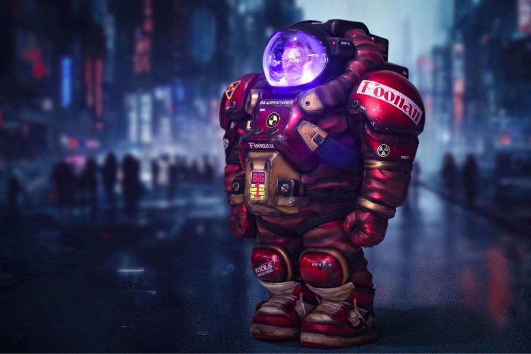 ローフールアドベンチャー　MK4 宇宙飛行士　フィギュア　アートトイ//ZCWO