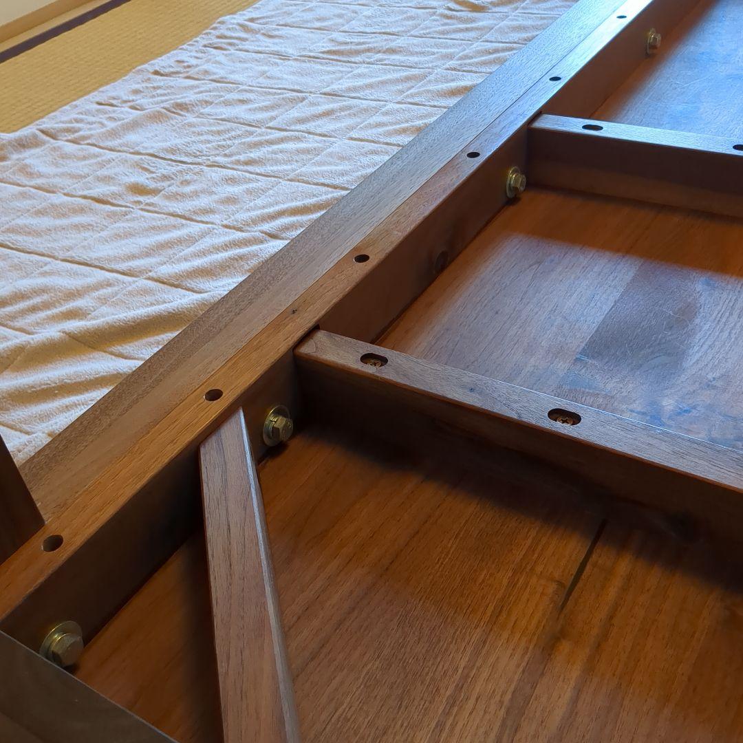 良品　国産　大川家具　HIRASHIMA CARAMELLA　ダイニングテーブル