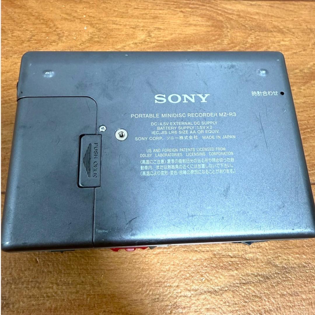 B ☆再生OK ソニー MZ-R3 MDウォークマン ポータブルMDプレーヤー