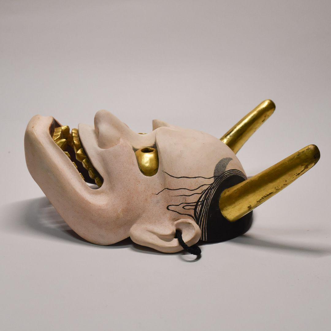 能面 白般若 赤般若 大小セット 烙印あり 箱入り 美品(L3)