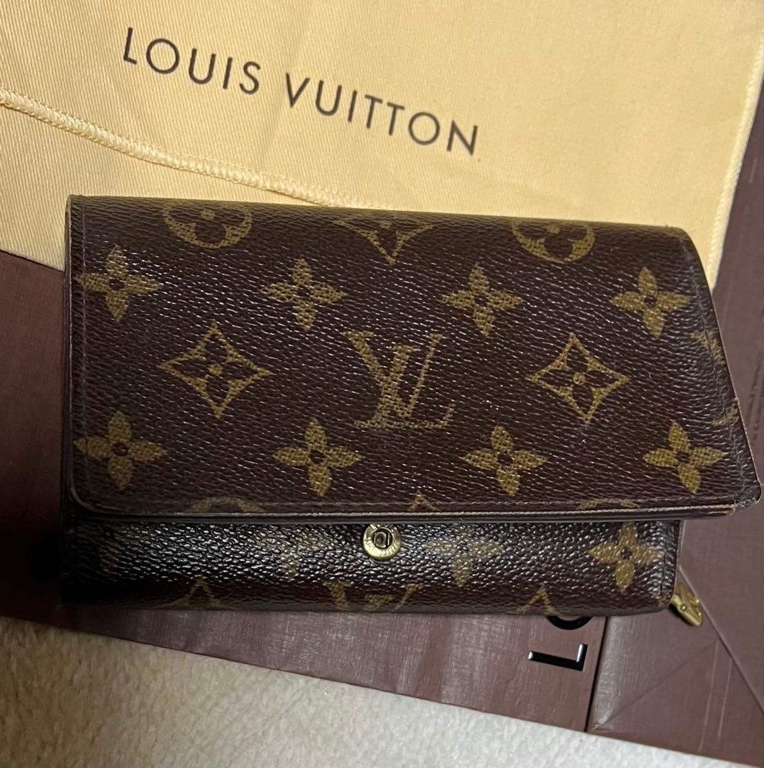 【週末限定sale】ルイヴィトンポルトモネトレゾ−ル二つ折財布　美品