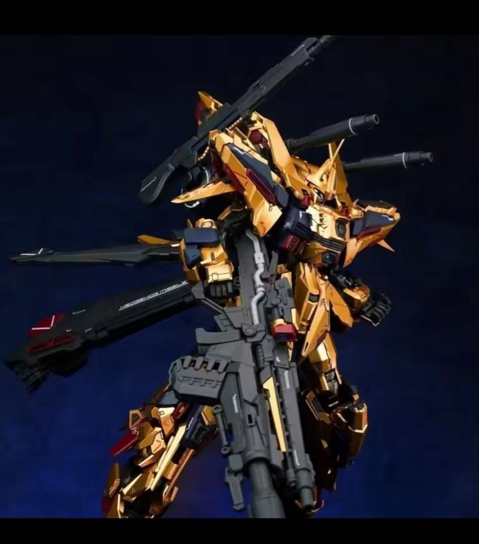 神馬模型　1/100 黄金武士 ダイキャスト　海外製　フルアーマー百式改タイプ