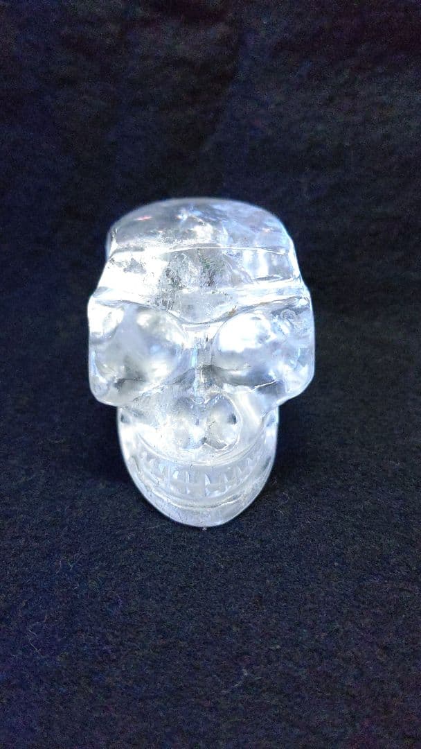 特大クリスタルスカル 水晶髑髏 天然石加工品 オーパーツ マヤ アステカ インカ