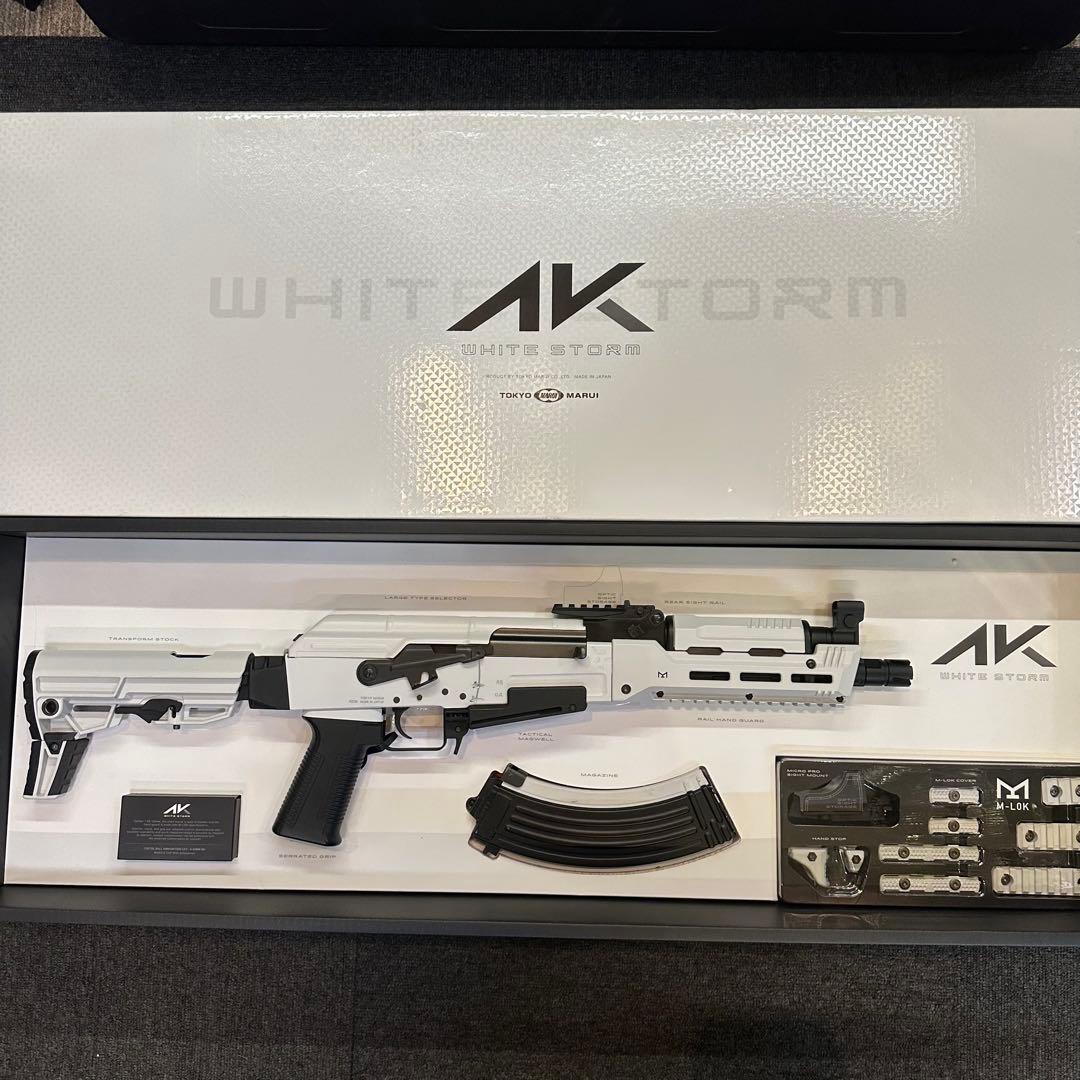 U*²様 東京マルイ AK WHITE STORM 次世代電動ガン ホワイトスト