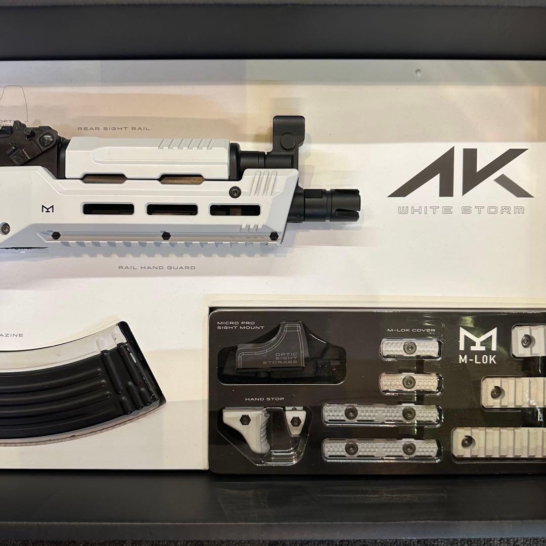 U*²様 東京マルイ AK WHITE STORM 次世代電動ガン ホワイトスト