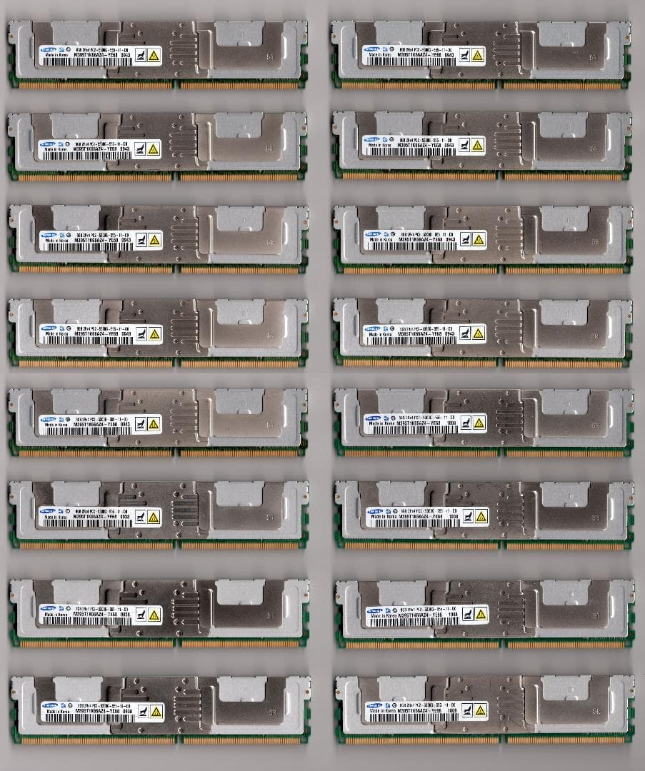 DDR2 FB-DIMM PC2-5300G 8GB 16枚 [D2G#1]