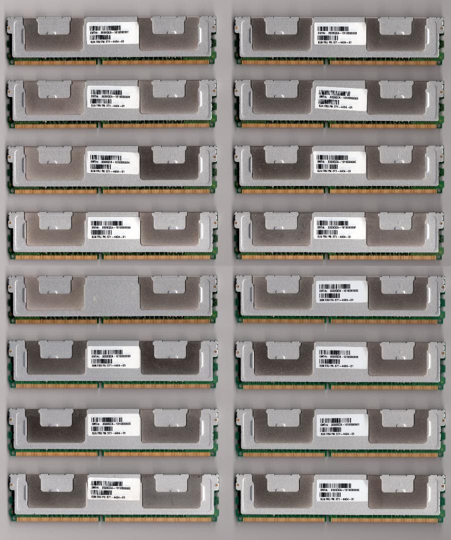 DDR2 FB-DIMM PC2-5300G 8GB 16枚 [D2G#1]