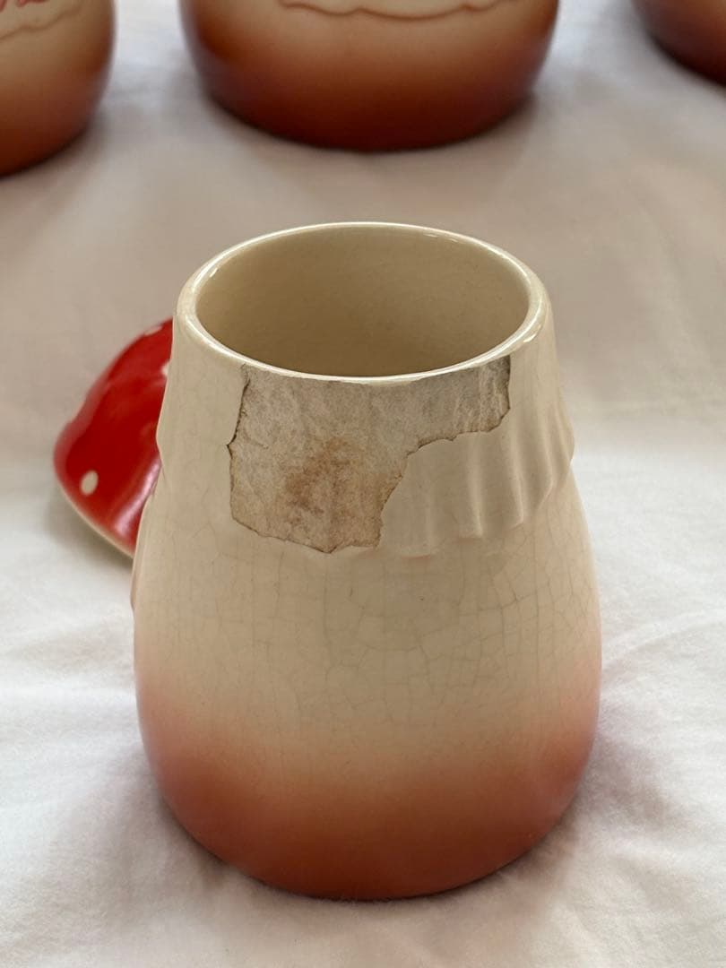 フランスアンティーク きのこ キャニスター 5個セット