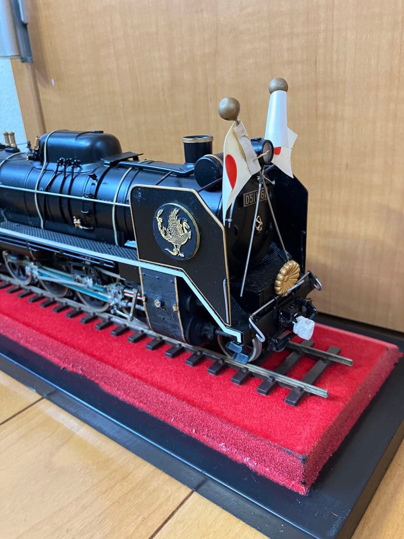鉄道模型 昭和天皇御在位五十年記念 お召列車 D51 1/43