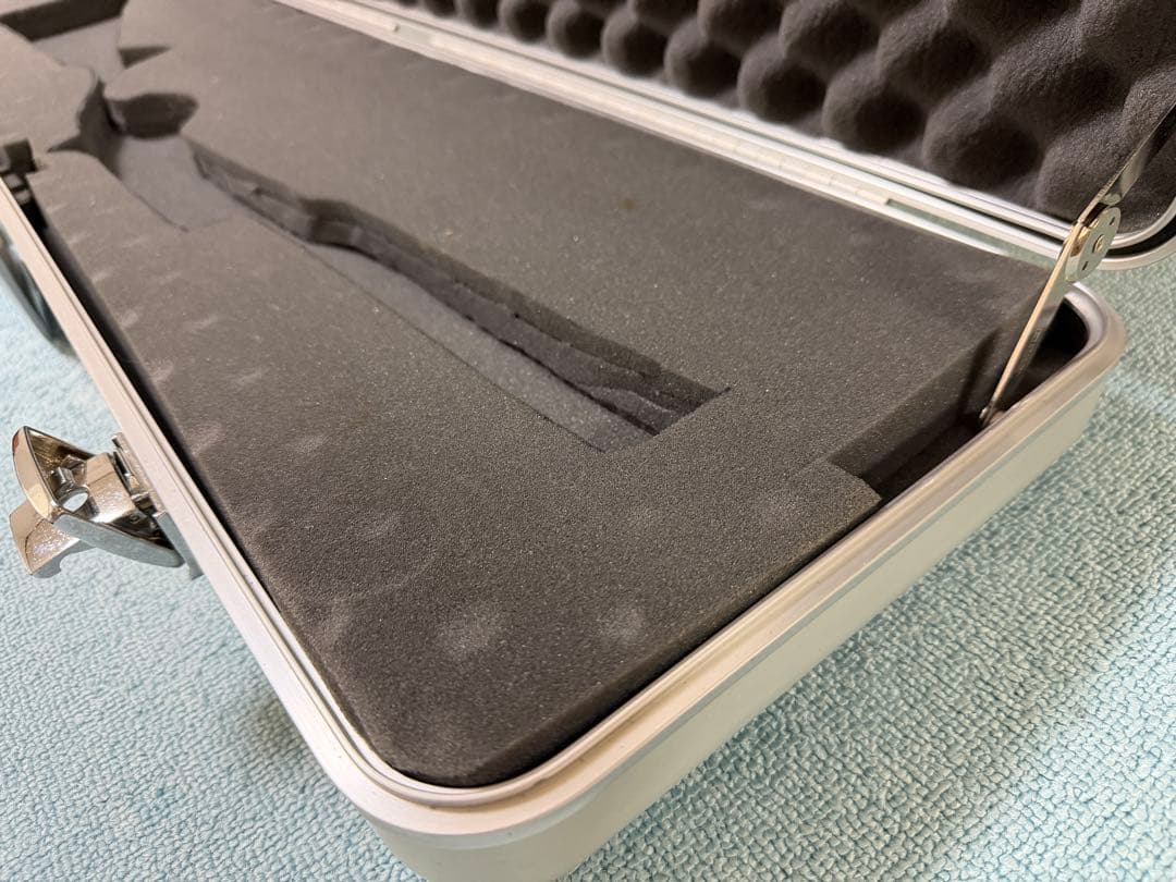 希少品　美品　鍵付　ゼロハリバートン　ガンケース　ライフルケース　キューケース