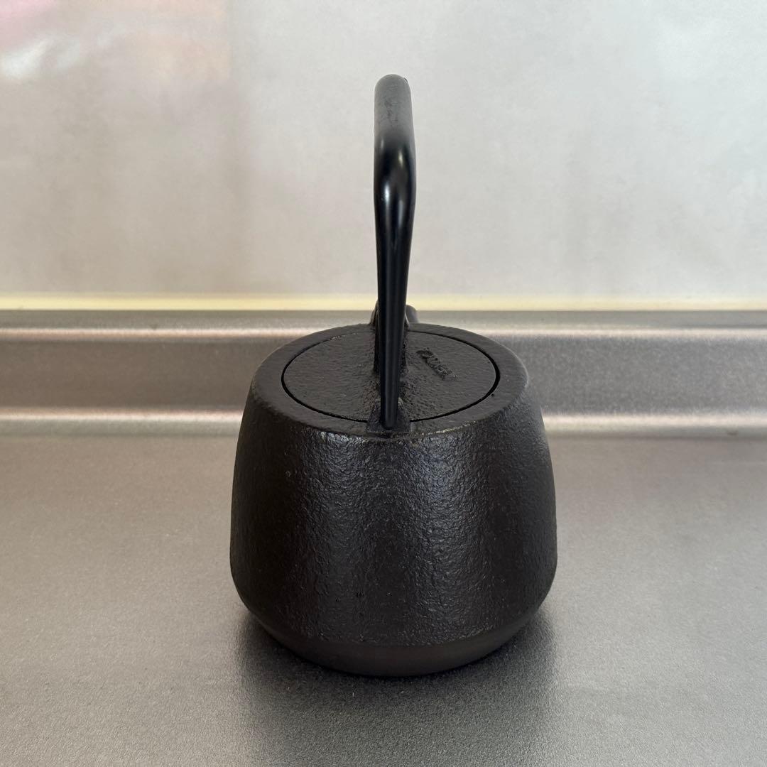 煎茶器 煎茶道具 鉄瓶 急須 350ml 小鉄瓶 瓶座 瓶台 【新品未使用】