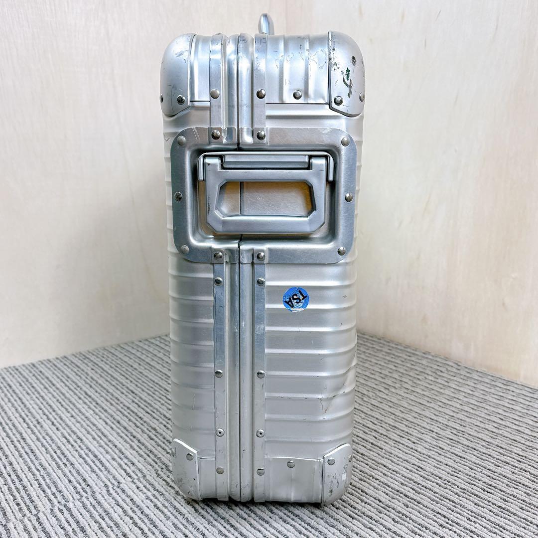 【希少】 RIMOWA 929.70 2輪ローリングトロリー ビンテージ 青ロゴ