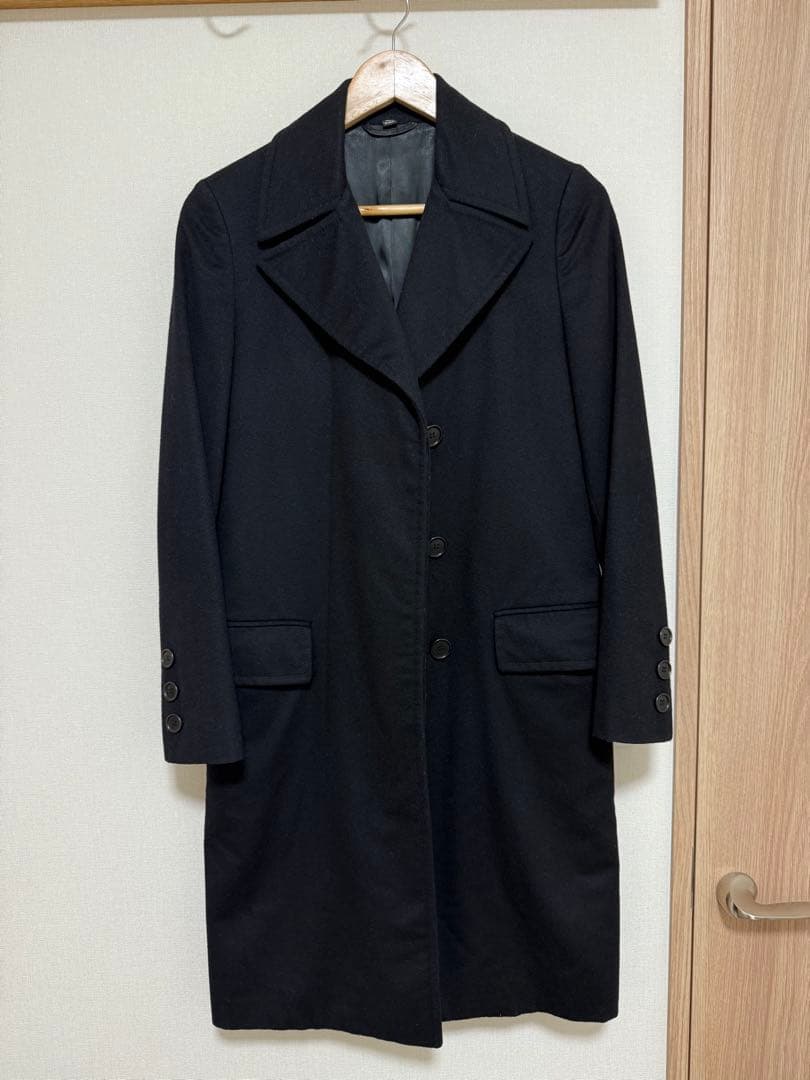 Helmut lang／ヘルムートラング／ブラック チェスターコート サイズ40