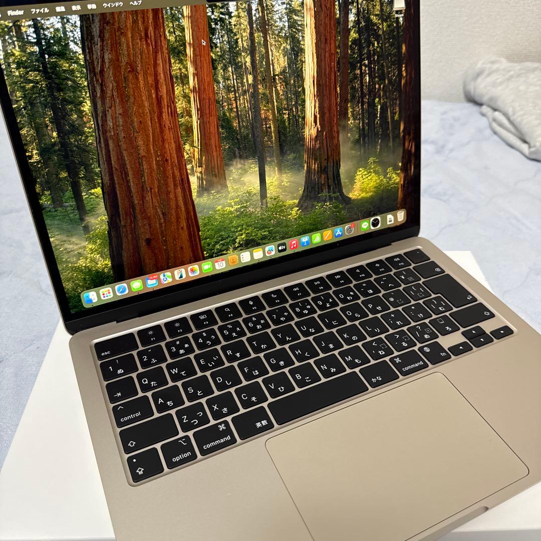 （美品）Apple MacBook Air 13インチ M2 16GB 256