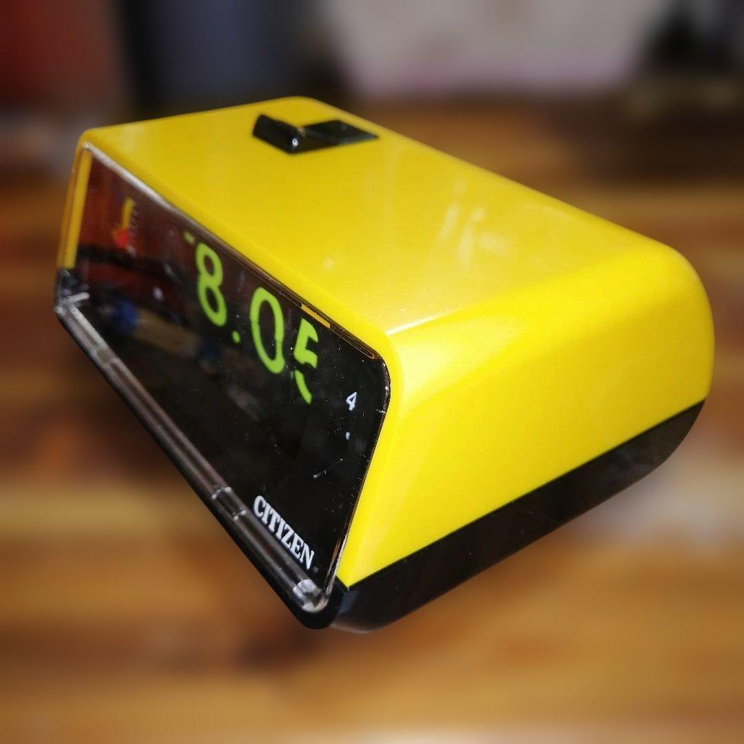 b*o様 シチズン　ハイリーフカーチス　黄色　5RD025　パタパタ時計　新品同