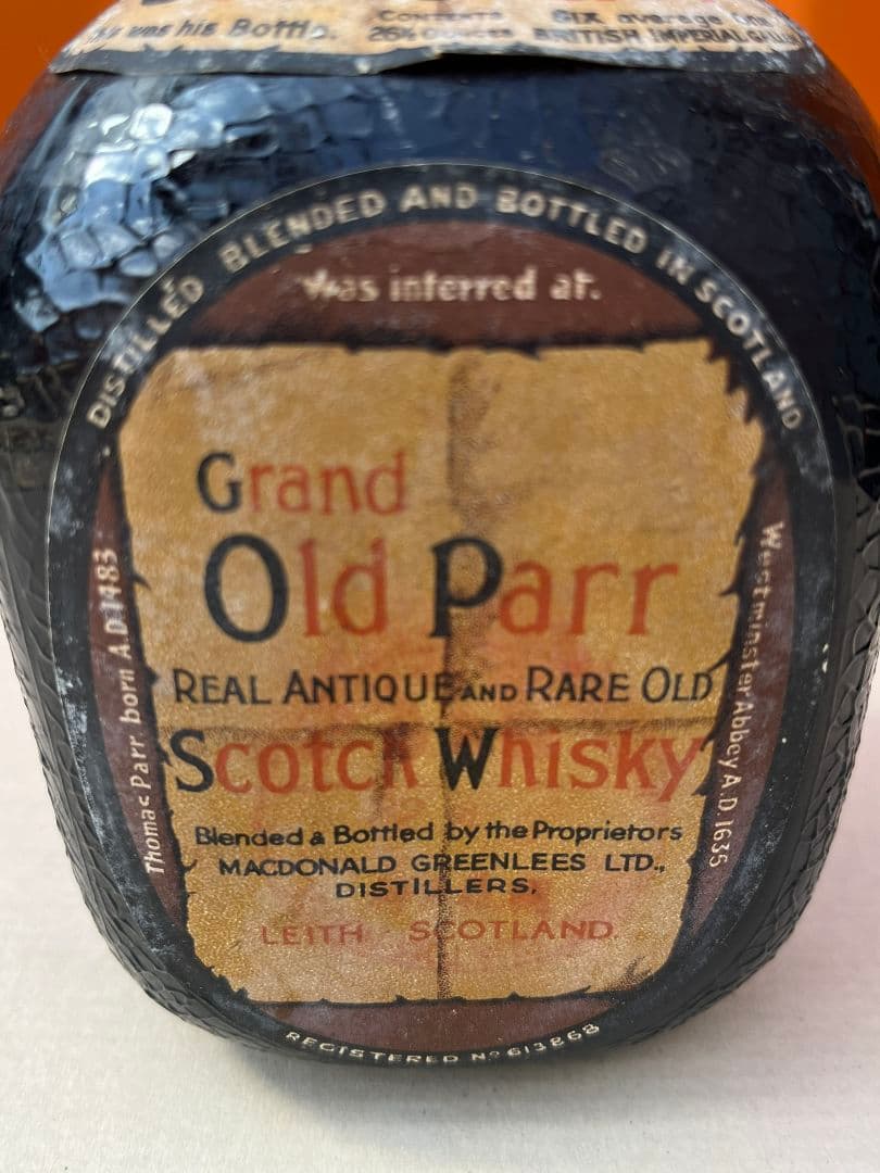 Old Parr スコッチウイスキー ティンキャップ 古酒　希少ボトル