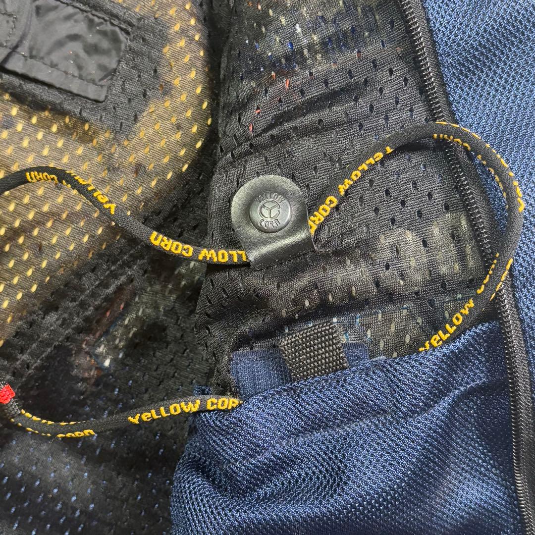 YELLOW CORN ライダースジャケット　メッシュ　スレッジハマー　XL