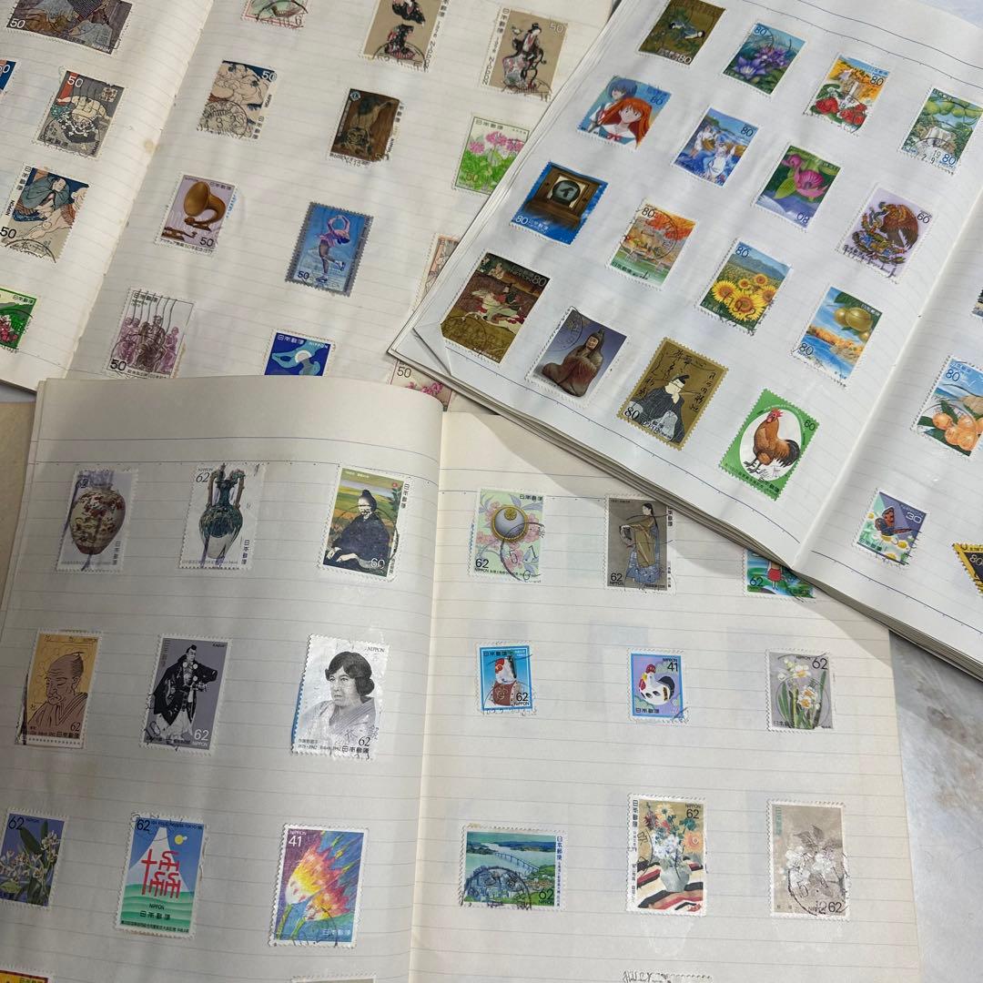 昭和50年〜　切手集　約1万枚　日本/海外