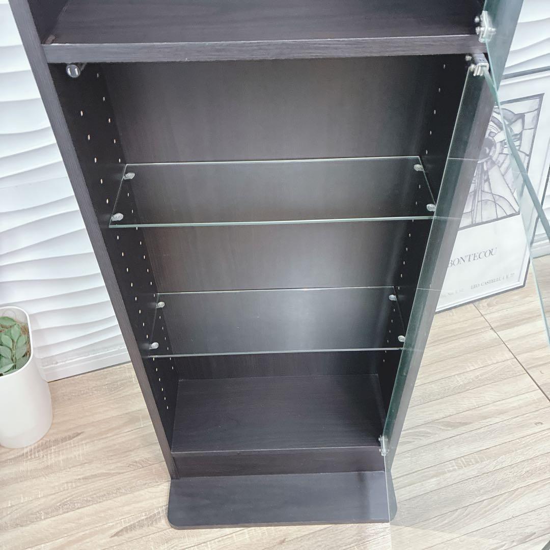 ①◇大阪府 神戸市 配達料無料！◇不二貿易◇ガラスコレクションケース◇ハイタイプ