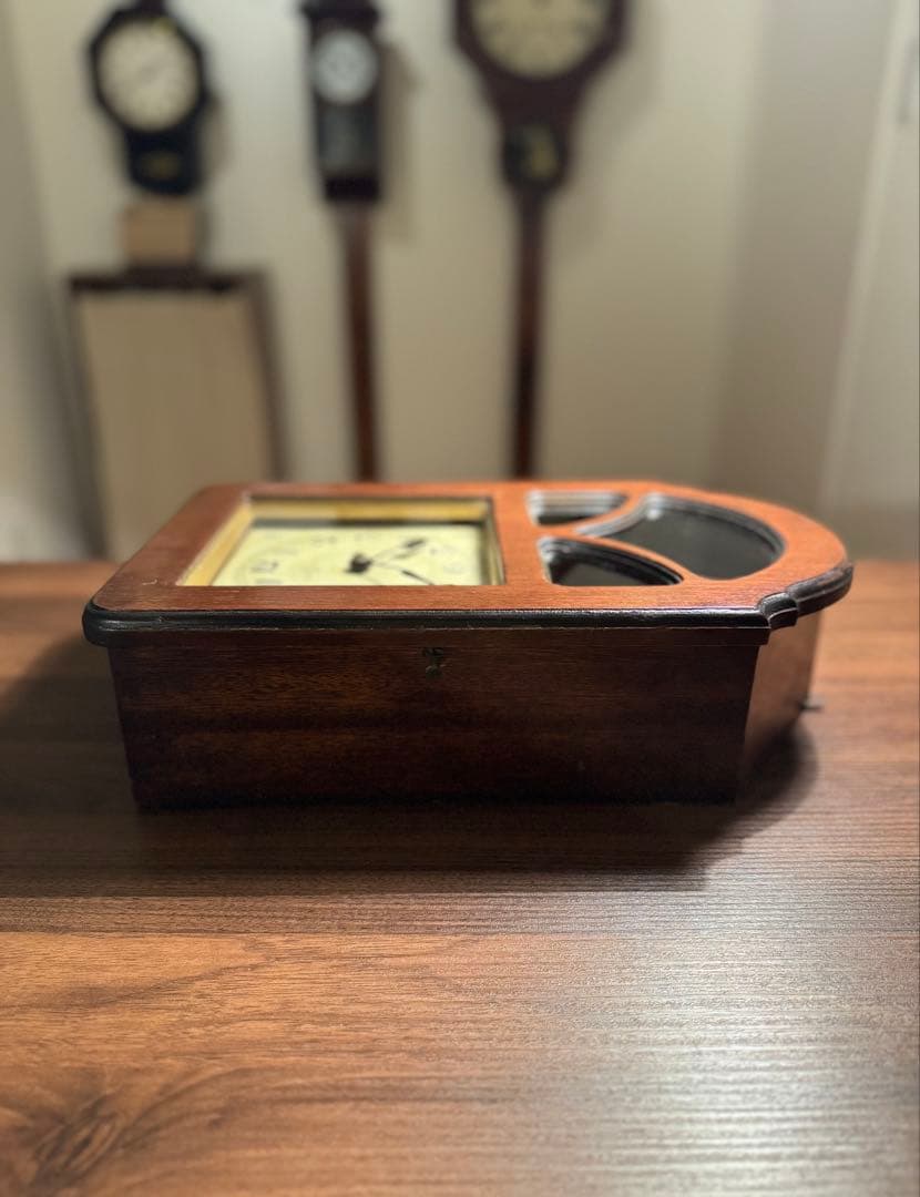 柱時計　完動品　美品　精工舎　スリゲル29號　昭和レトロ　ゼンマイ　ユンハンス