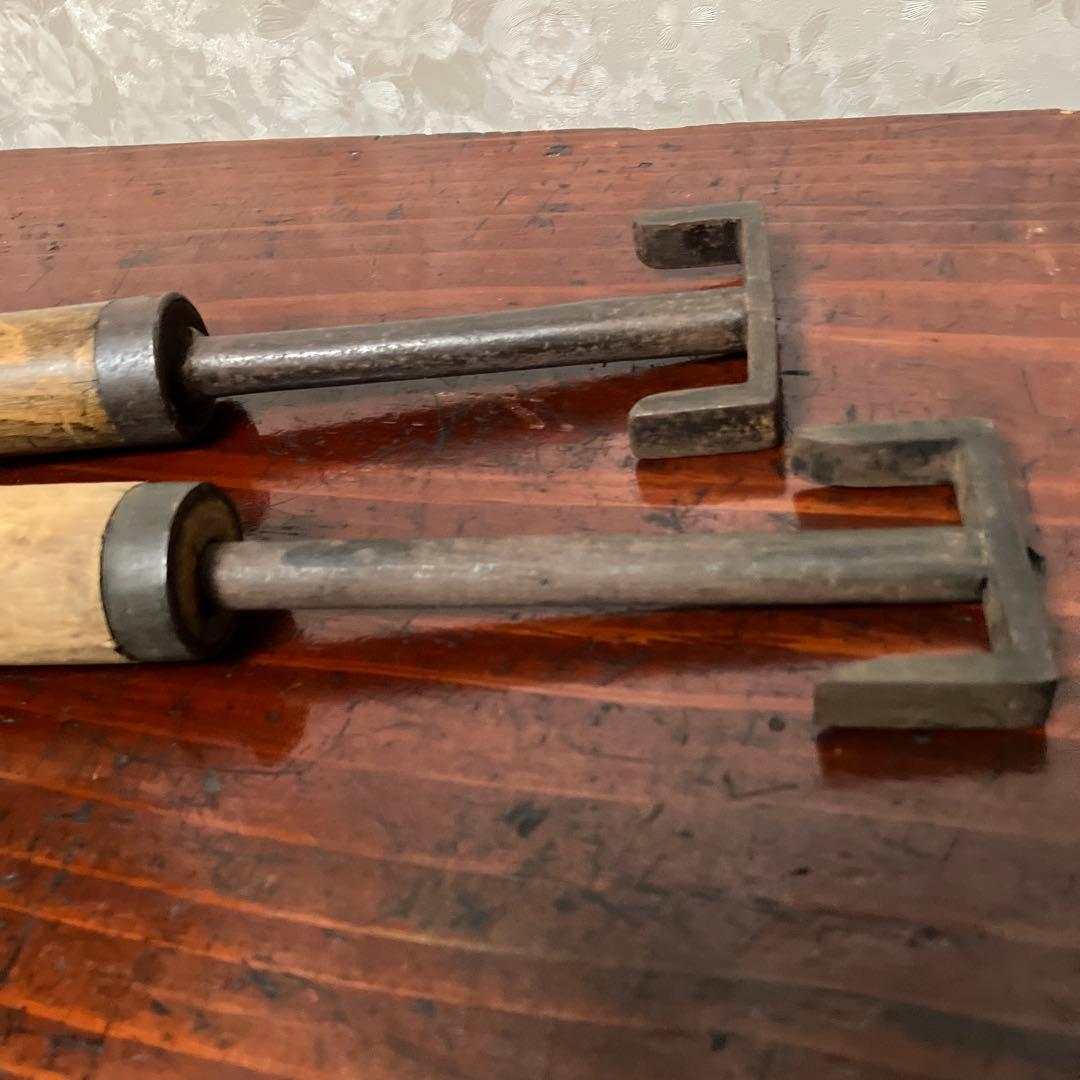 古い蔵戸の「落とし鍵」各種１０点