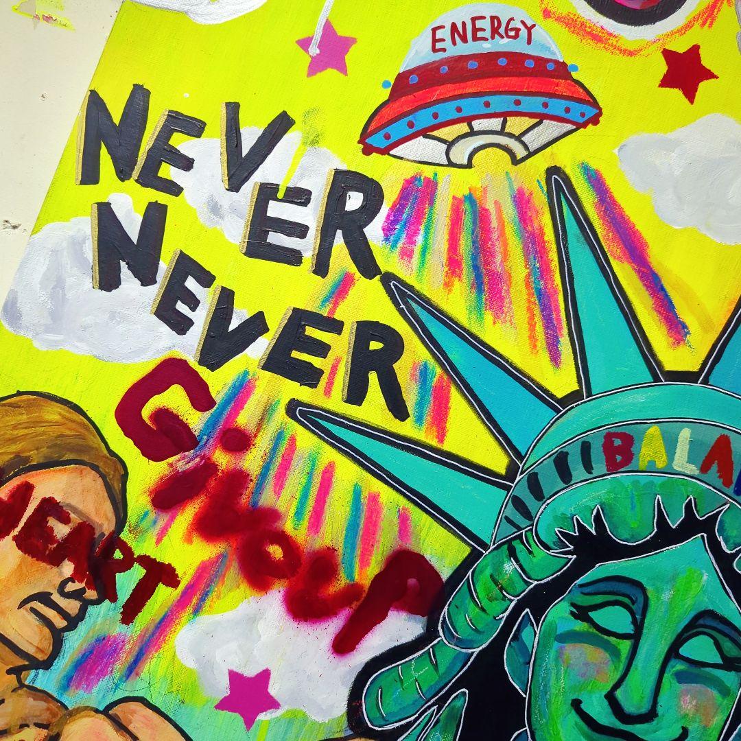 【一点物:原画】LOVE and PEACE《F40号》