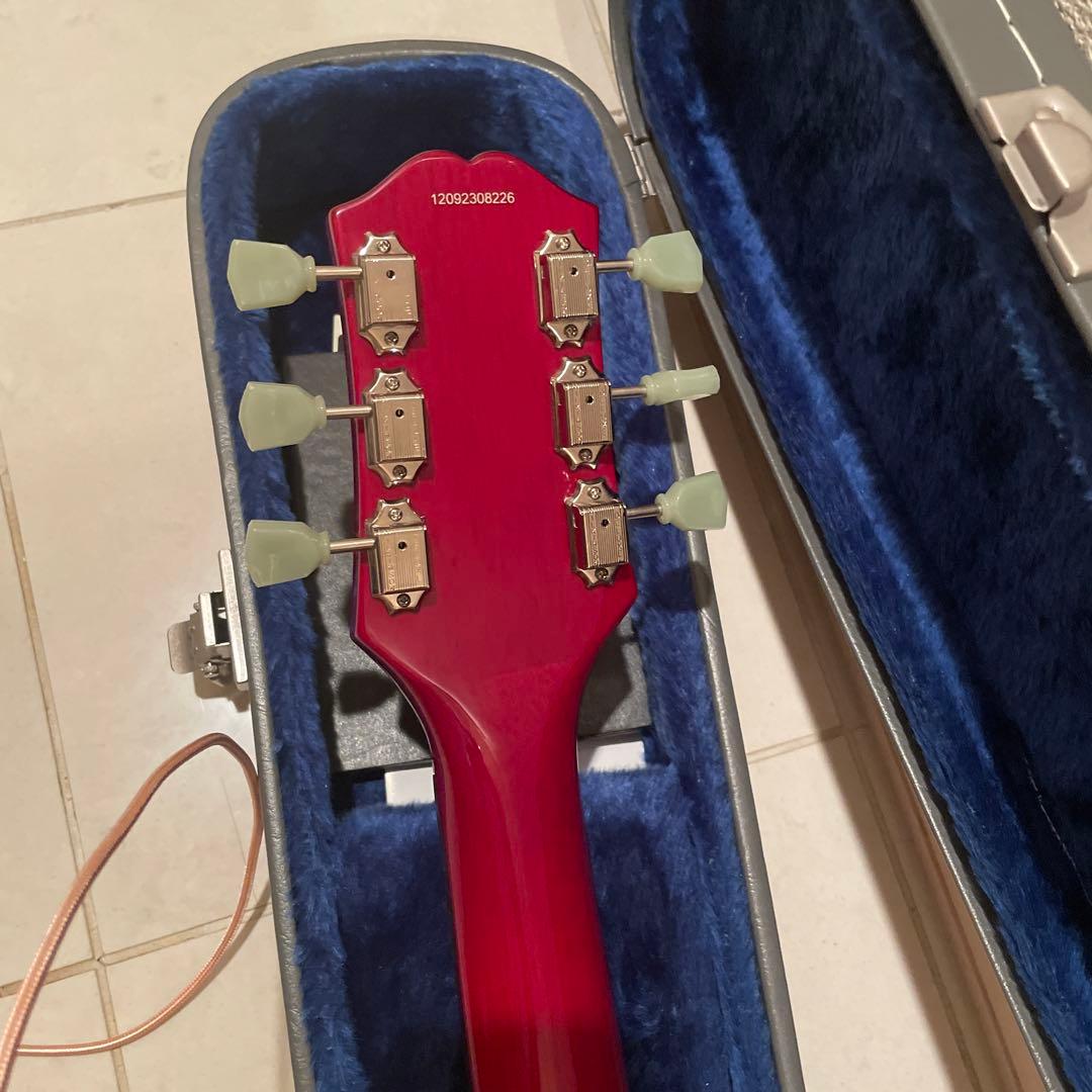 Epiphone クレストウッドカスタム　レッドエレキギター