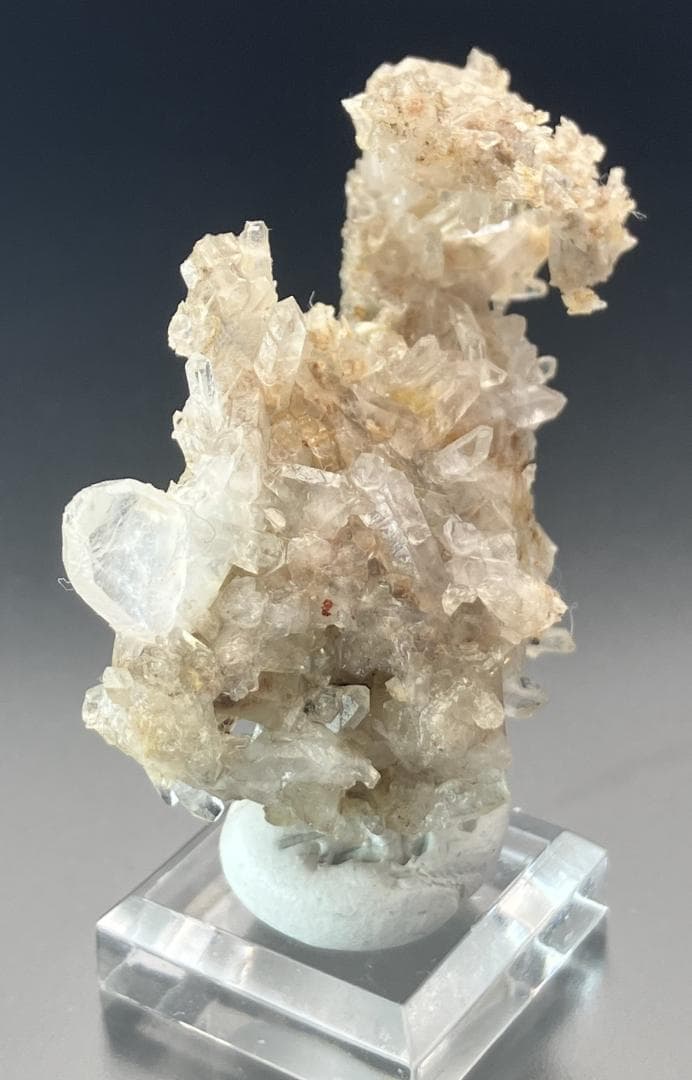 長野県甲武信鉱山　日本式双晶付き水晶クラスター Japantwin　国産水晶