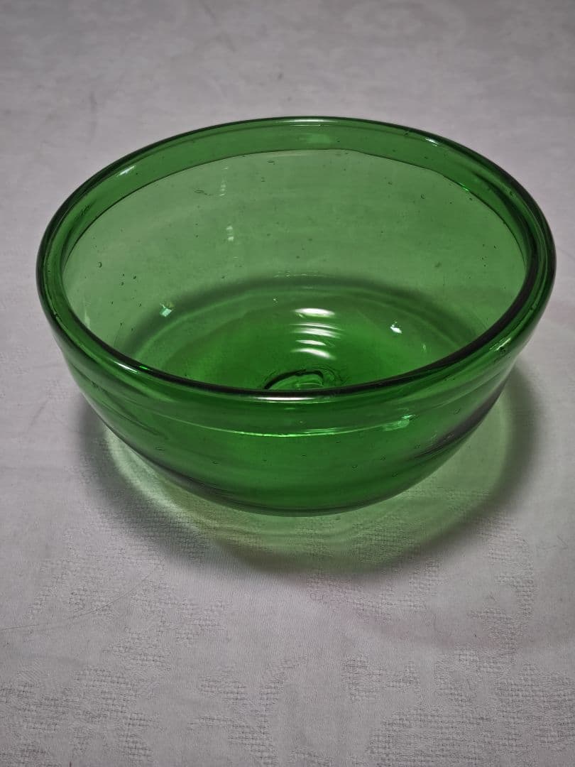 奥原硝子製造所　サラダ鉢　新品未使用　50年前のお品