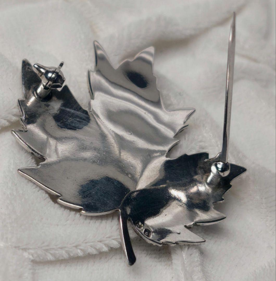 【美品 最高級】ミキモト ブローチ パール リーフ 1珠 皇室御用達 正規品