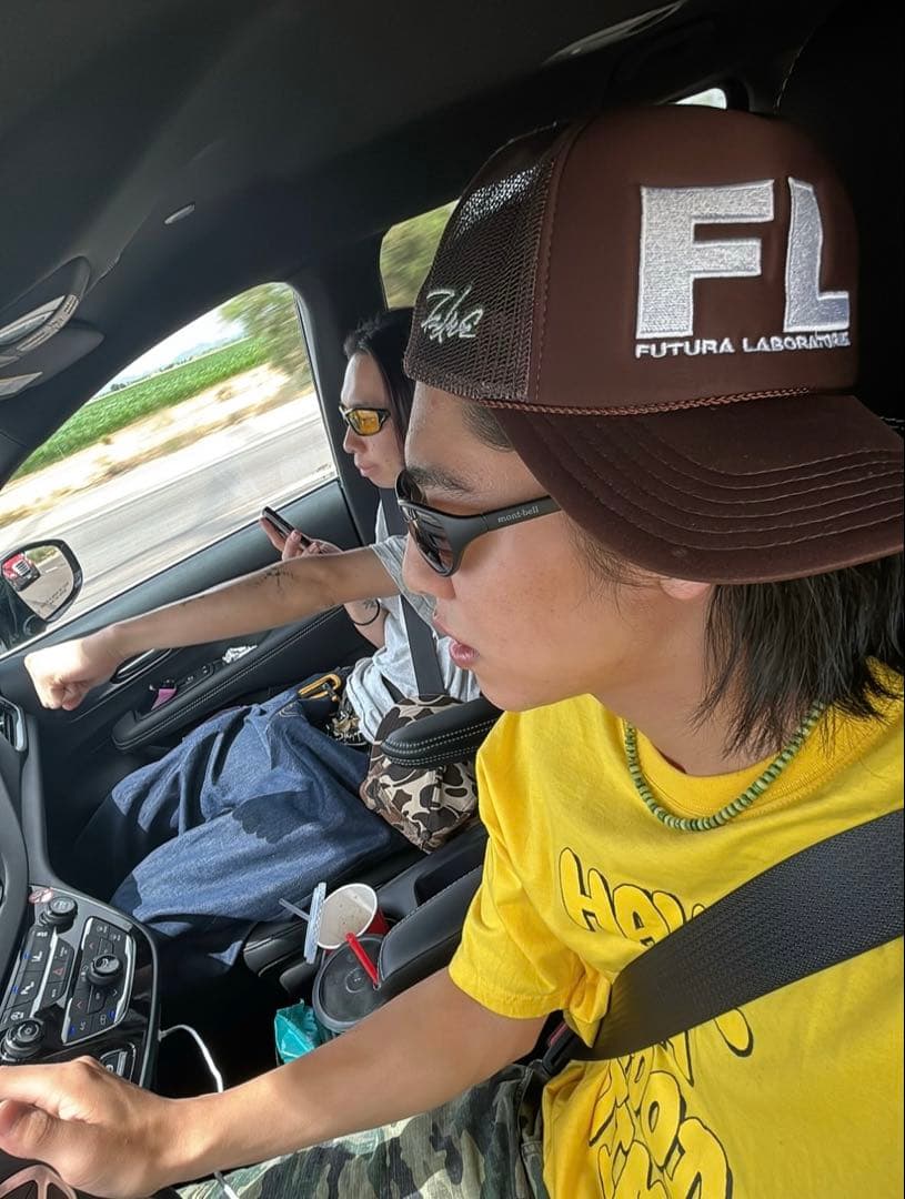 CACTUS JACK × FUTURA TRUCKER HAT greeny