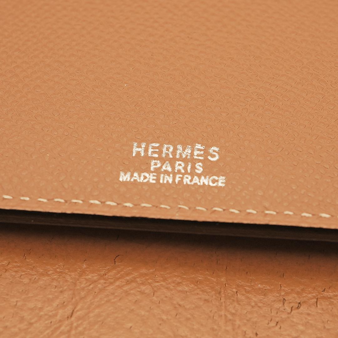 希少　美品　 エルメス A4　ノートカバー　バイカラー　アジェンダ ブルージーン