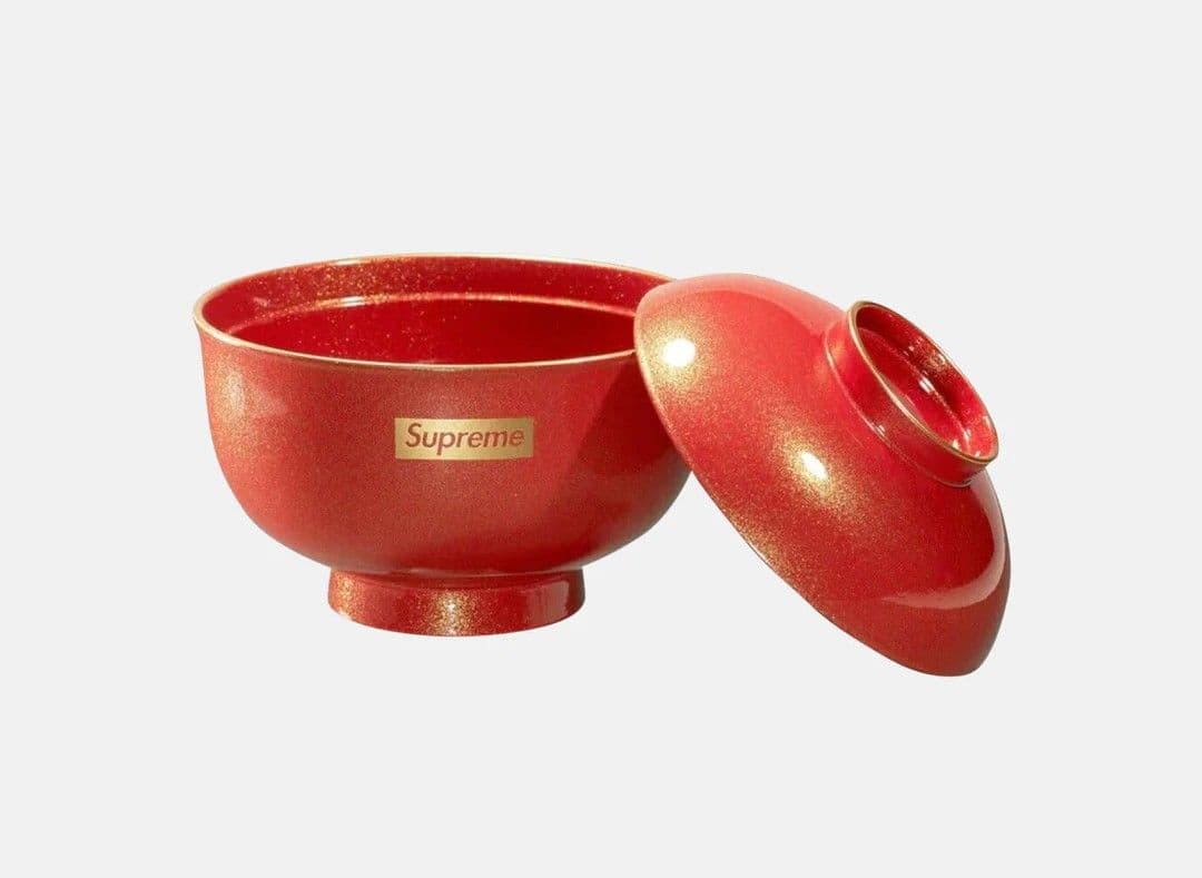 新品未開封 23FW Supreme Zoni Glitter Bowl Red