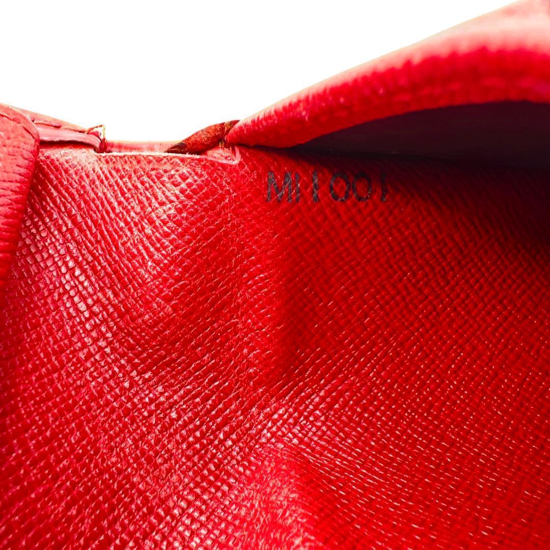 Louis Vuitton エピ レッド レディース 折財布 7101