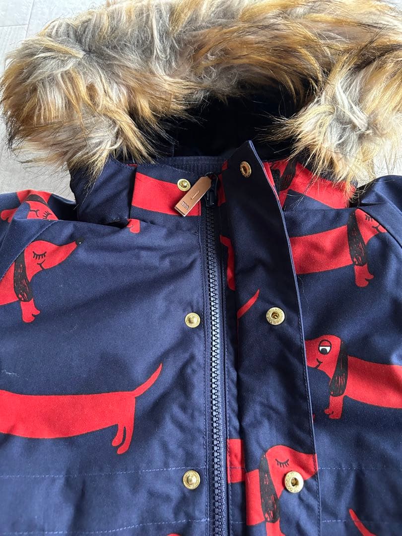 ミニロディーニ|ダックス犬柄ジャケット|size92-98