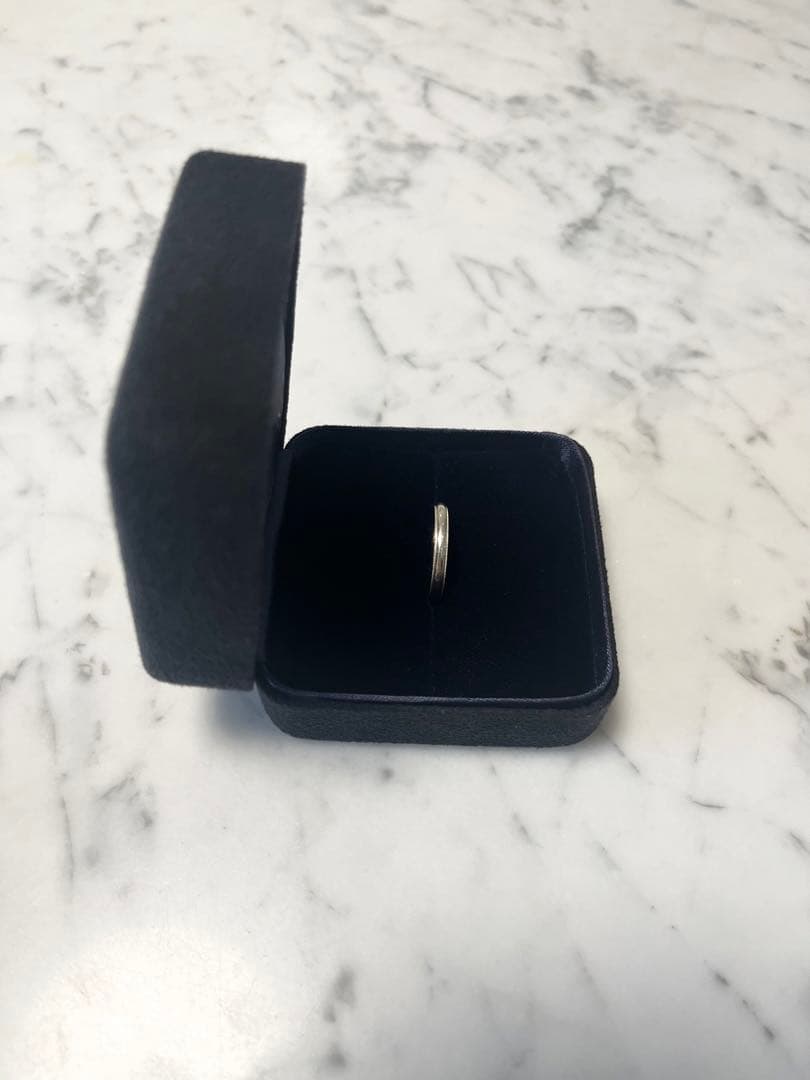 Tiffany ティファニー ミルグレイン Pt950 リング 17号 3mm幅