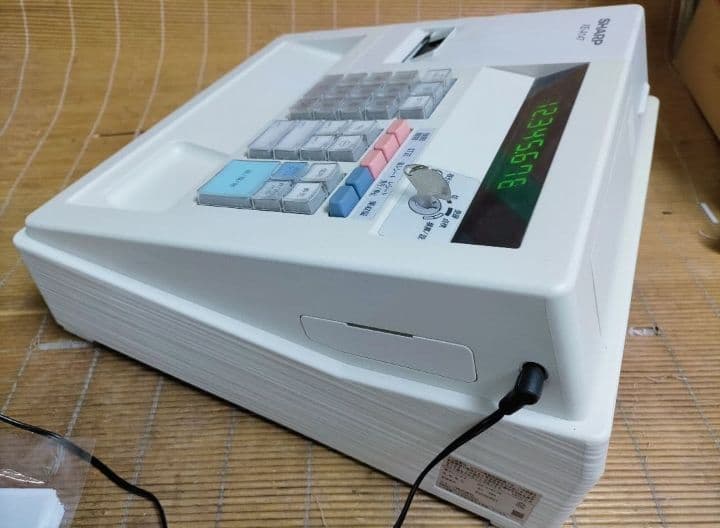 シャープレジスター　XE-A147　PC連携売上管理フル設定無料　922222