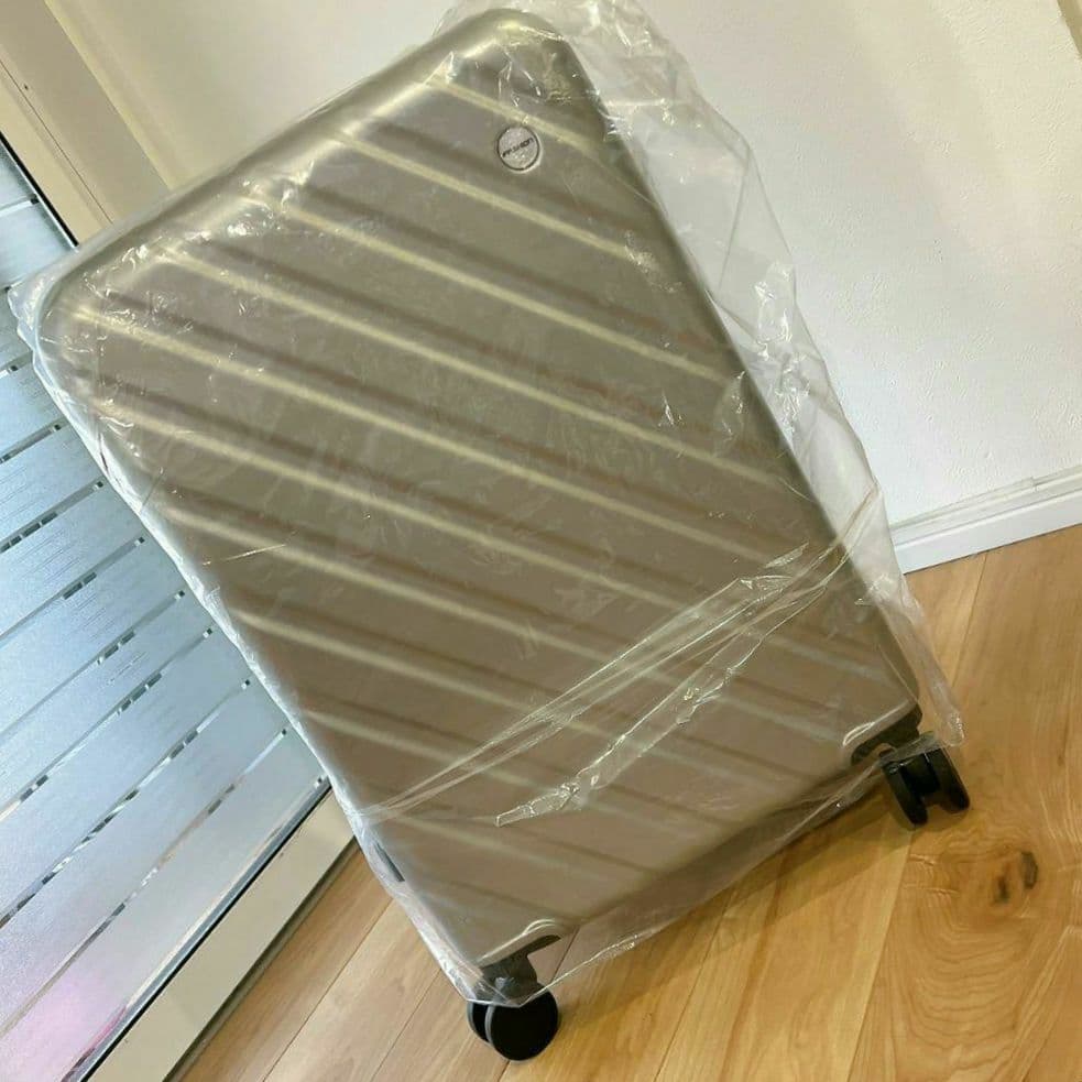 新品 スーツケース Lサイズ 100L キャリーケース 大容量 TSA シルバー