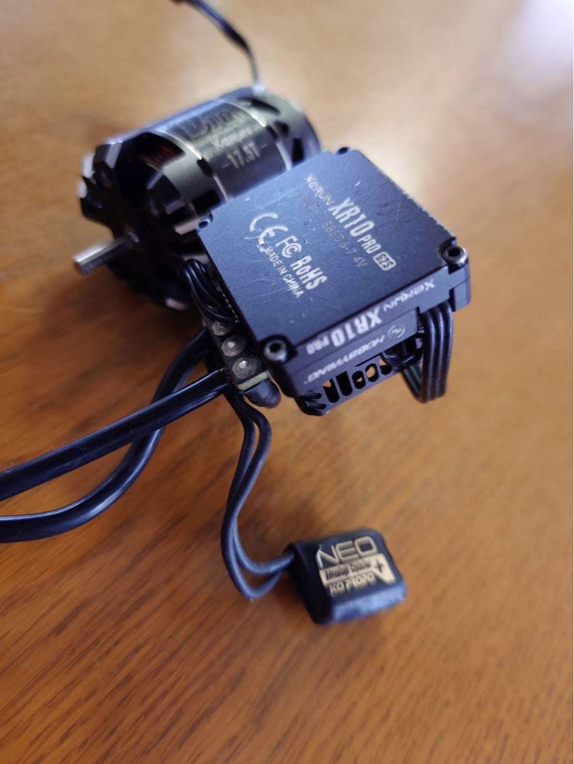 ホビーウイング ESC G2S 17.5 G4 チタンローター KOキャパシタ