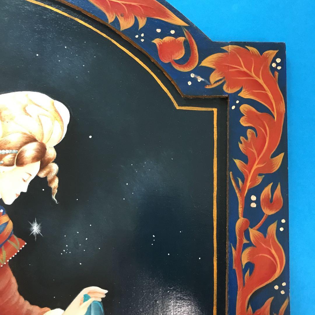 トールペイント作品　壁掛け絵画　アクリル