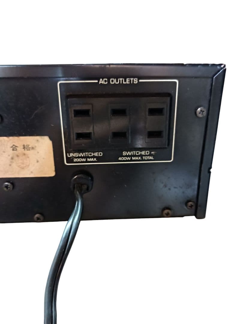 YAMAHA C-4 プリアンプ 動作確認ですがジャンク