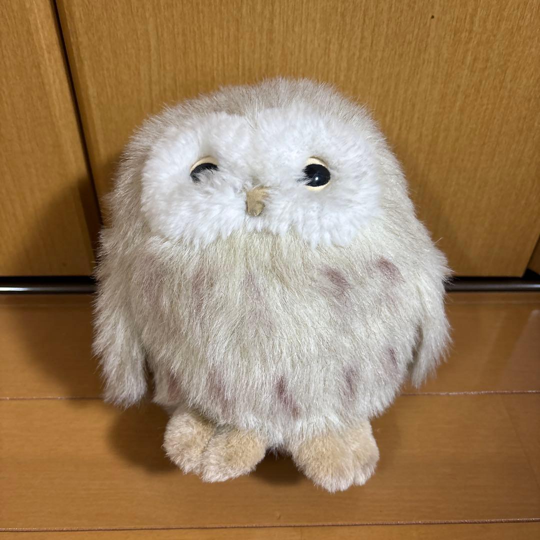 フクロウ レトロ ぬいぐるみ